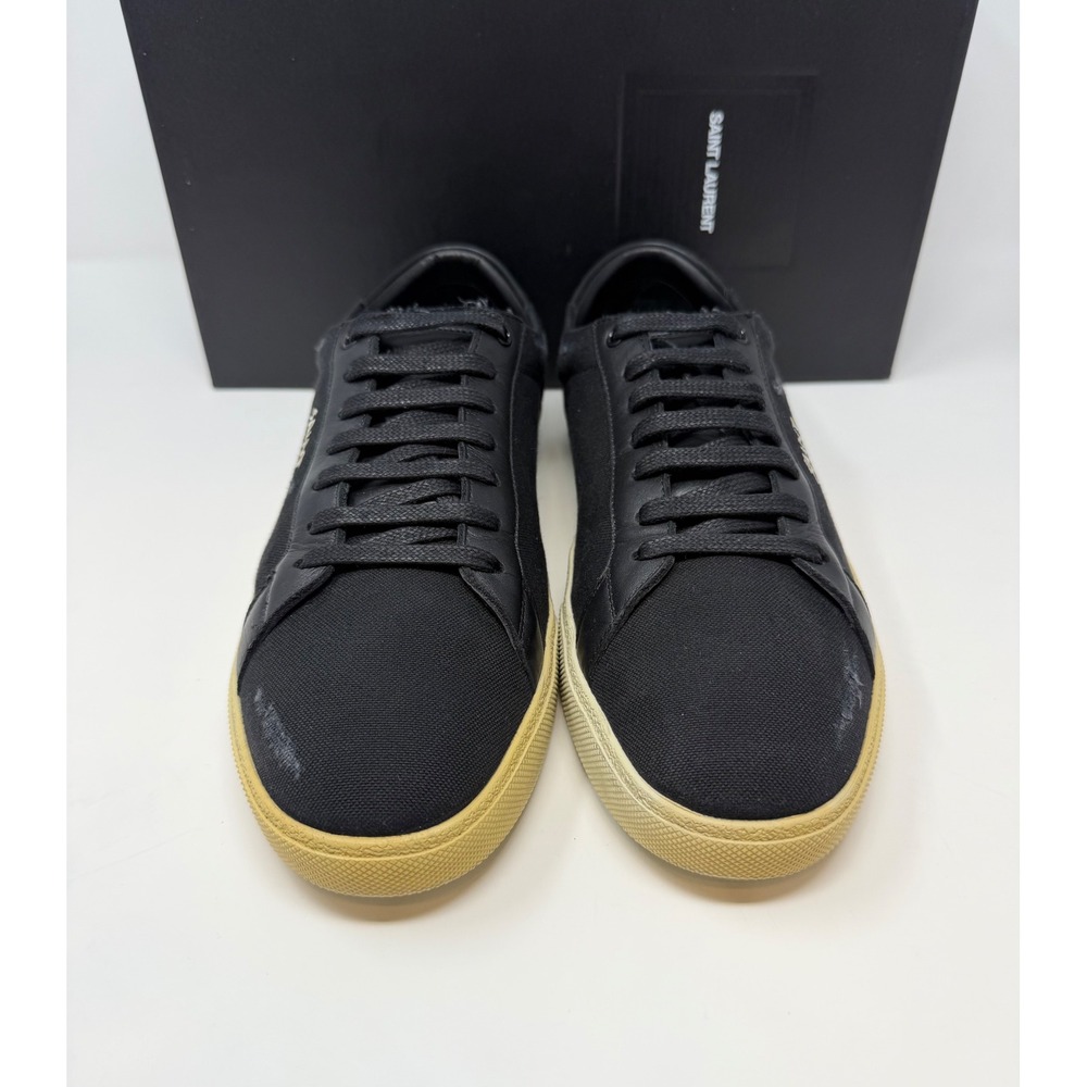 Saint Laurent Distressed Court Classic SL/06 Sneaker Size 11 US 4 EU - Picture 2 of 10